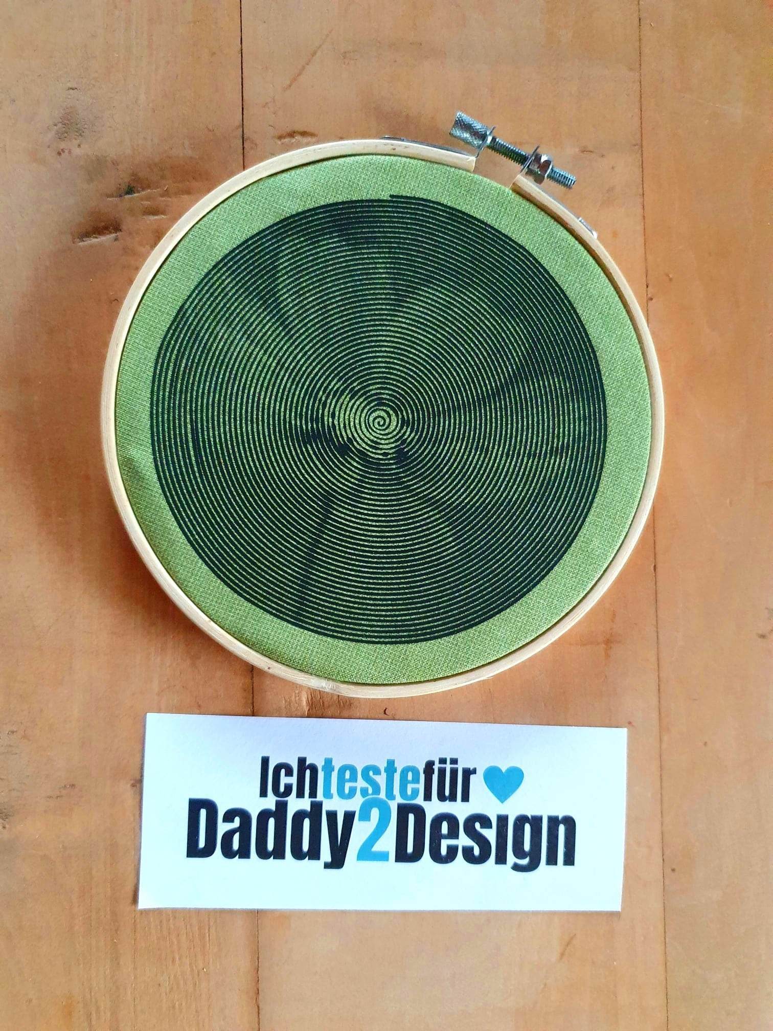 Plotterdatei SPIRALOO Blüte - die LineArt Spirale aus EINER Linie - für hell UND dunkel - Sewando