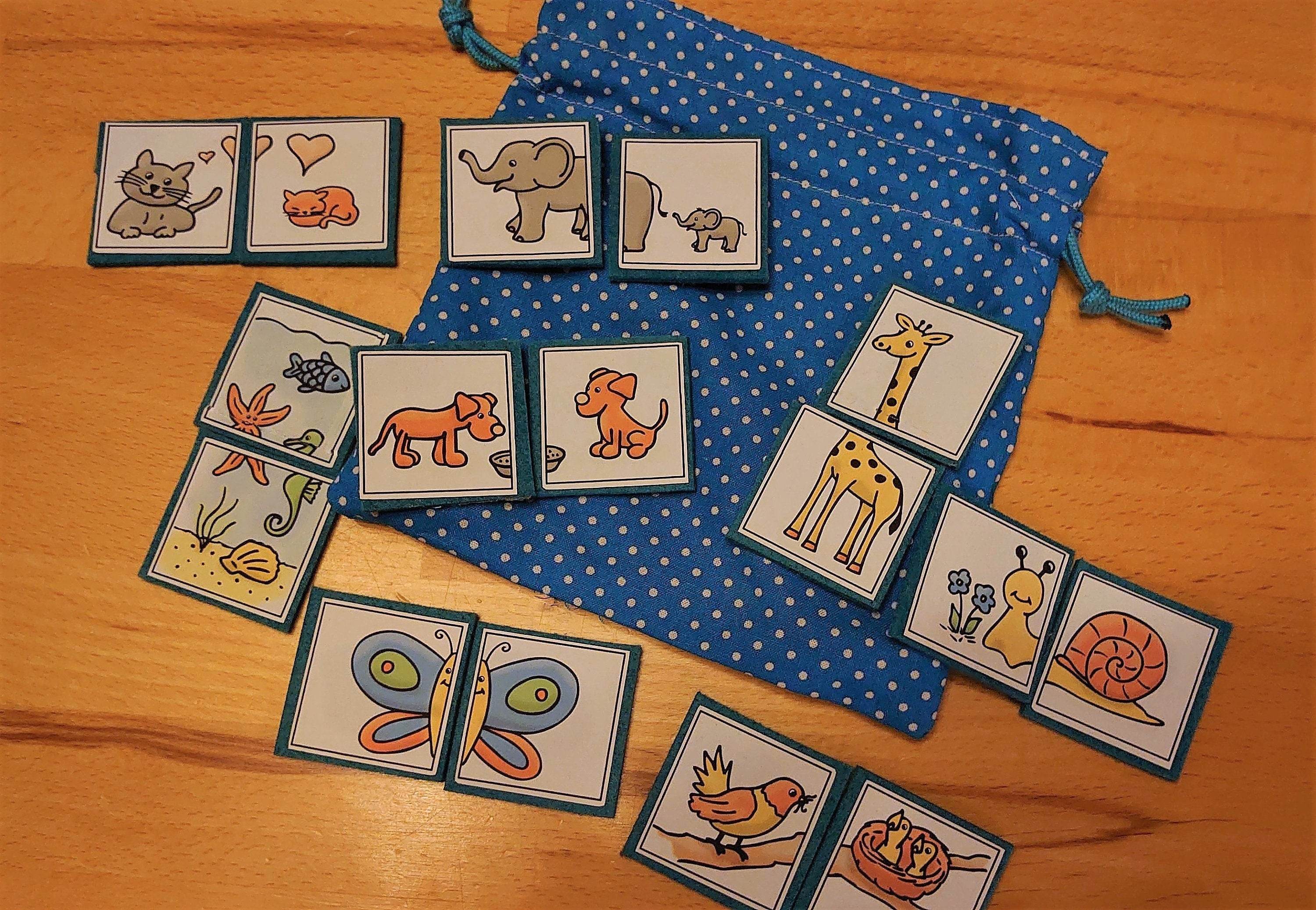 Plotterdatei PUZZLE-MEMORY svg + dxf + Druckvorlage - Sewando