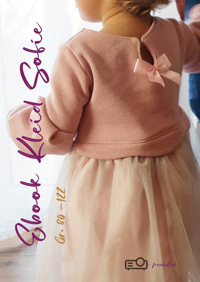 Schnittmuster Kleid Sofie Größen 80-122 - Sewando