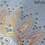 Plotterdateien-Bundle BLUMEN-MANDALA STRASS svg + dxf - Sewando