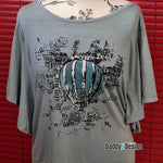 BallonTraum - cooles Supertrash 3 Farben Motiv, PLOTTERDATEI als SVG und DXF - Sewando