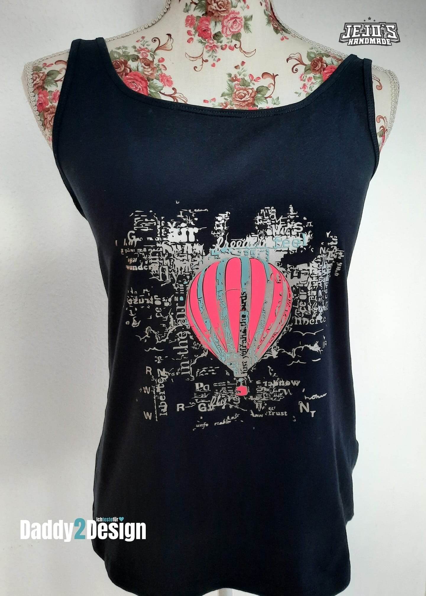 BallonTraum - cooles Supertrash 3 Farben Motiv, PLOTTERDATEI als SVG und DXF - Sewando