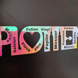 Plotterdatei Shadow PLOTTEN / PLOTTER Kombidatei als svg und dxf und auch als Papierversion - Sewando