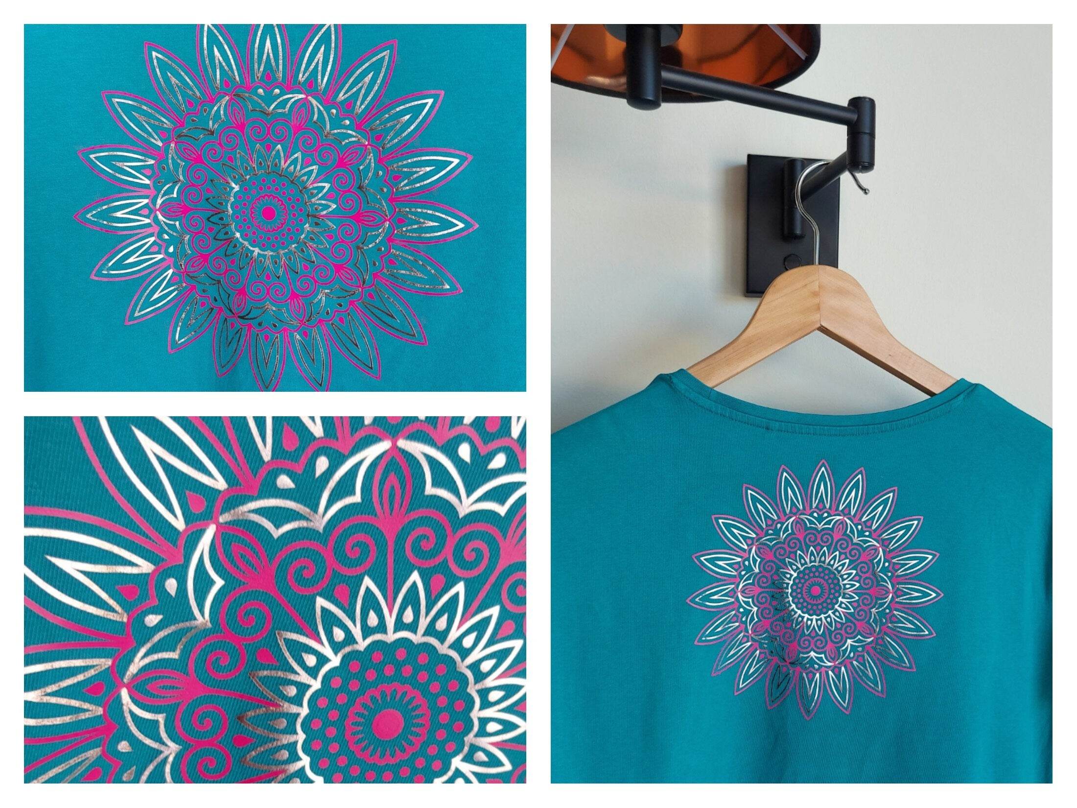 Plotterdateien-Bundle BLUMEN-MANDALA STRASS svg + dxf - Sewando