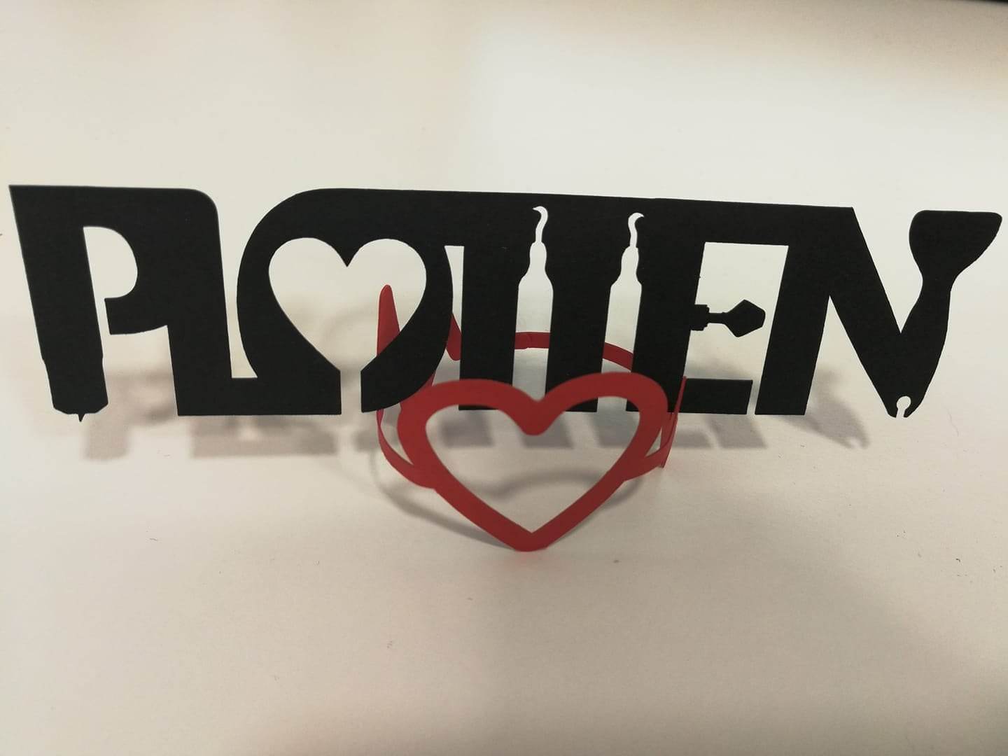 Plotterdatei Shadow PLOTTEN / PLOTTER Kombidatei als svg und dxf und auch als Papierversion - Sewando