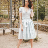 Dirndlkleid MIRABELLA mit Puffärmeln und V-Ausschnitt, Gr. 32-50, PDF Schnittmuster