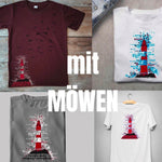 LeuchtTurmTraum - MIT MÖWEN - 3 Variationen, PLOTTERDATEI als SVG und DXF - Sewando