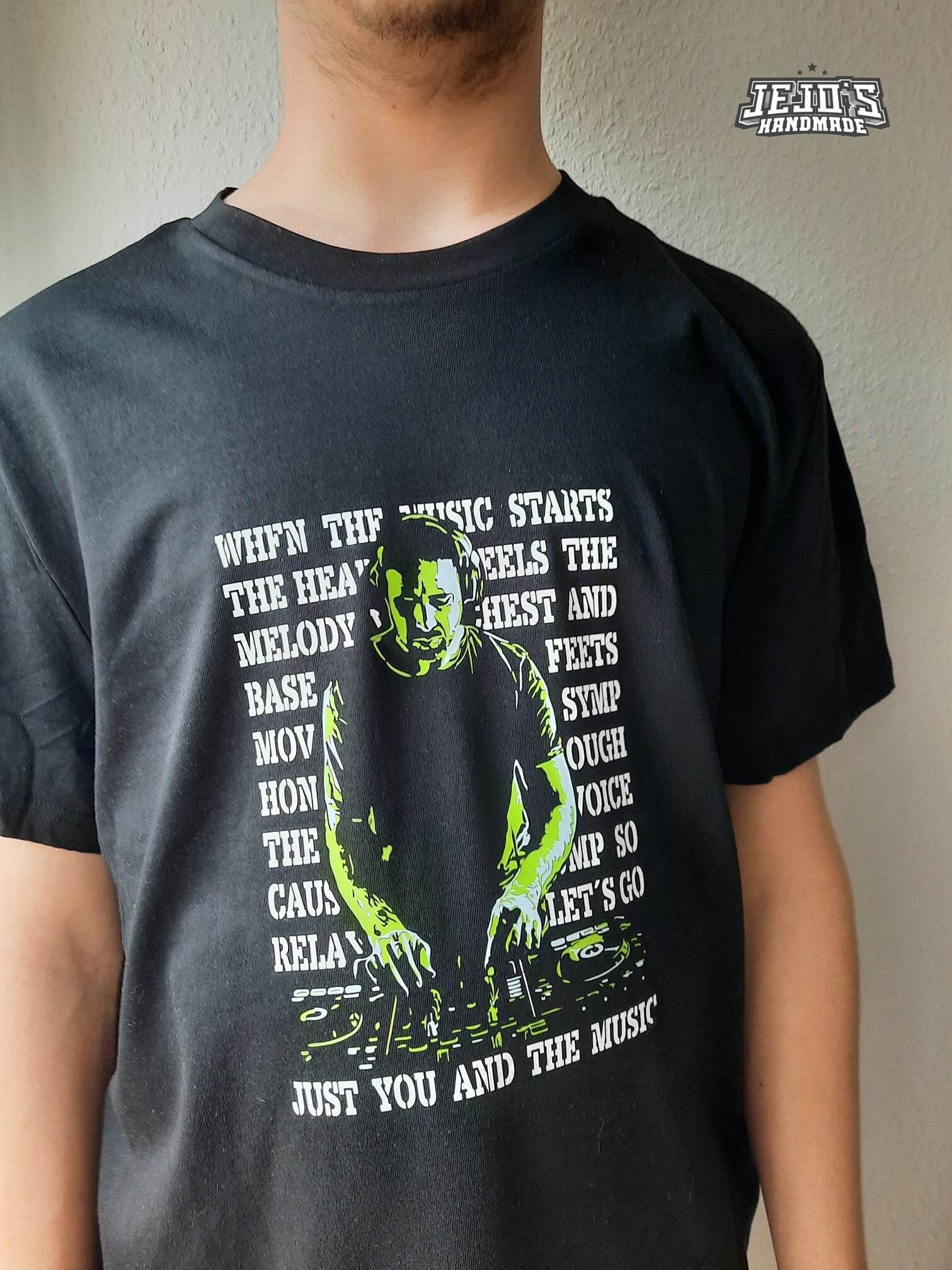 Plotterdatei The DJ - Der Deejay - cooles Dein Style Motiv, nicht nur für coole Teens SVG und DXF - Sewando