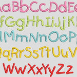 Stickdatei Kinder ABC Buchstaben Zahlen Set 626 - Sewando