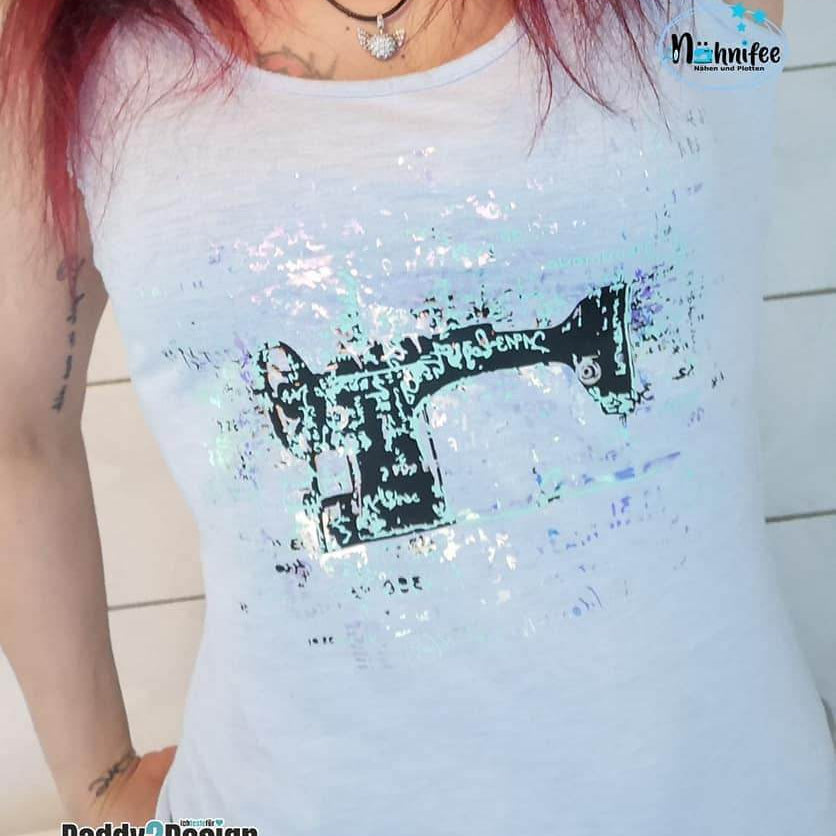 NähTraum - TraumMaschine- cooles Supertrash 3 Farben Motiv, Plotterdatei - Sewando