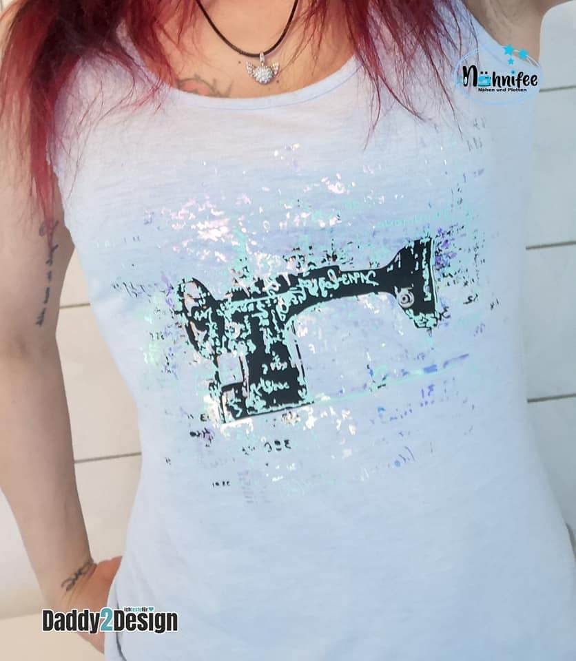 NähTraum - TraumMaschine- cooles Supertrash 3 Farben Motiv, Plotterdatei - Sewando