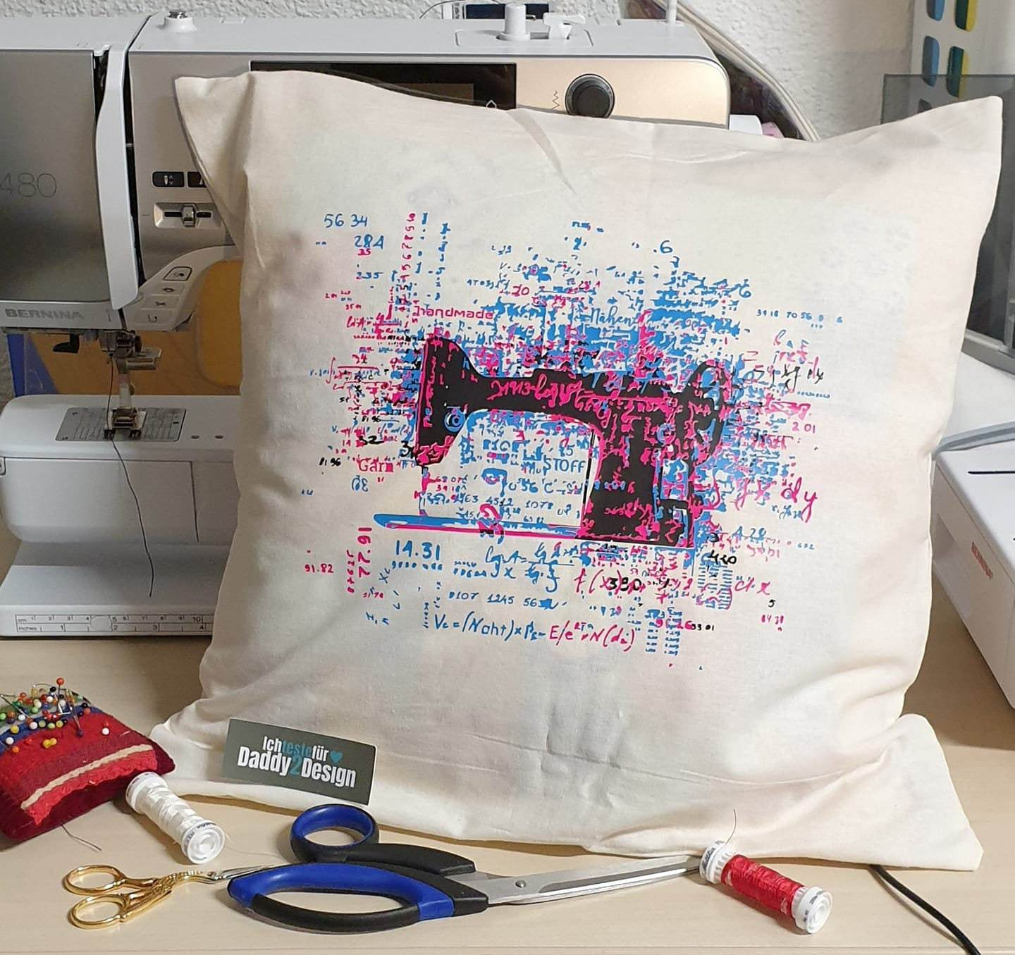 NähTraum - TraumMaschine- cooles Supertrash 3 Farben Motiv, Plotterdatei - Sewando