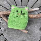 Katzen-Waschlappen Stickdatei ITH 10x10 Waschhandschuh Tiere - Sewando
