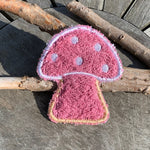 Abschminkpad Fliegenpilz Stickdatei ITH 10x10 cm Waschpad Pilz Pad Herbst - Sewando
