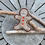 Abschminkpad Pfefferkuchenmann Stickdatei ITH 10x10 cm Waschpad Mann Weihnachten Pad Anleitung in deutscher Sprache Lebkuchen - Sewando