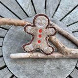 Abschminkpad Pfefferkuchenmann Stickdatei ITH 10x10 cm Waschpad Mann Weihnachten Pad Anleitung in deutscher Sprache Lebkuchen - Sewando