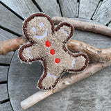 Abschminkpad Pfefferkuchenmann Stickdatei ITH 10x10 cm Waschpad Mann Weihnachten Pad Anleitung in deutscher Sprache Lebkuchen - Sewando