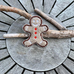 Abschminkpad Pfefferkuchenmann Stickdatei ITH 10x10 cm Waschpad Mann Weihnachten Pad Anleitung in deutscher Sprache Lebkuchen - Sewando
