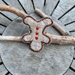 Abschminkpad Pfefferkuchenmann Stickdatei ITH 10x10 cm Waschpad Mann Weihnachten Pad Anleitung in deutscher Sprache Lebkuchen - Sewando