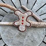 Abschminkpad Pfefferkuchenmann Stickdatei ITH 10x10 cm Waschpad Mann Weihnachten Pad Anleitung in deutscher Sprache Lebkuchen - Sewando
