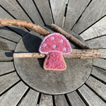Abschminkpad Fliegenpilz Stickdatei ITH 10x10 cm Waschpad Pilz Pad Herbst - Sewando