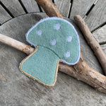 Abschminkpad Fliegenpilz Stickdatei ITH 10x10 cm Waschpad Pilz Pad Herbst - Sewando