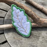 Abschminkpad Blatt Stickdatei ITH 10x10 cm Waschpad Herbst Blätter - Sewando