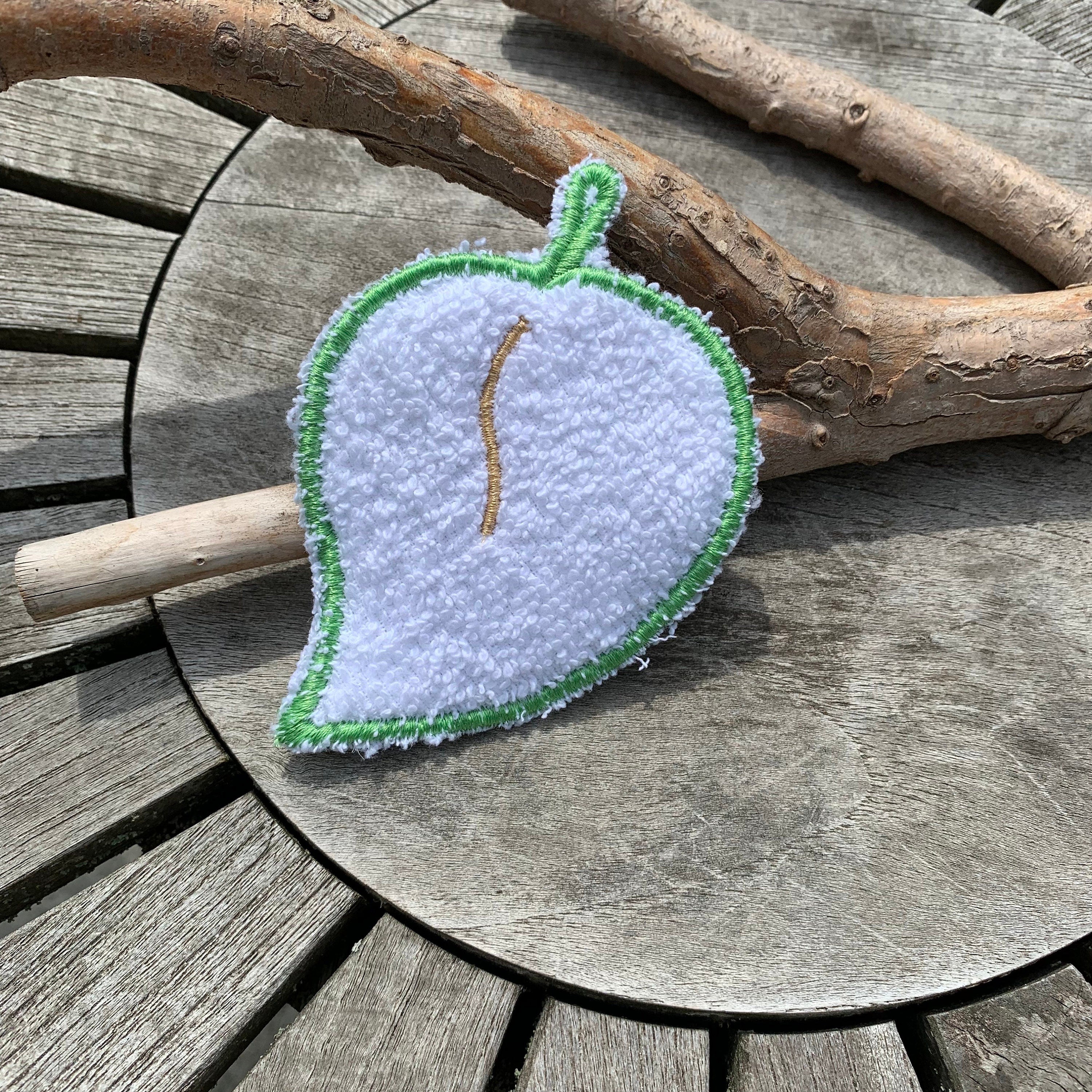 Abschminkpad Blatt Stickdatei ITH 10x10 cm Waschpad Herbst Blätter - Sewando