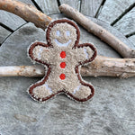 Abschminkpad Pfefferkuchenmann Stickdatei ITH 10x10 cm Waschpad Mann Weihnachten Pad Anleitung in deutscher Sprache Lebkuchen - Sewando