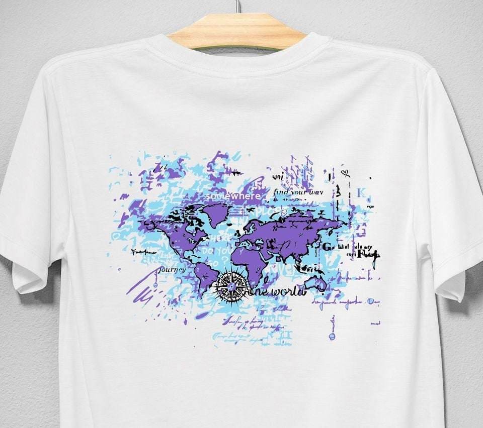 TraumWelt - We are ONE World - Wir sind EINE Welt, Plotter und Laser-Datei als SVG und DXF - Sewando