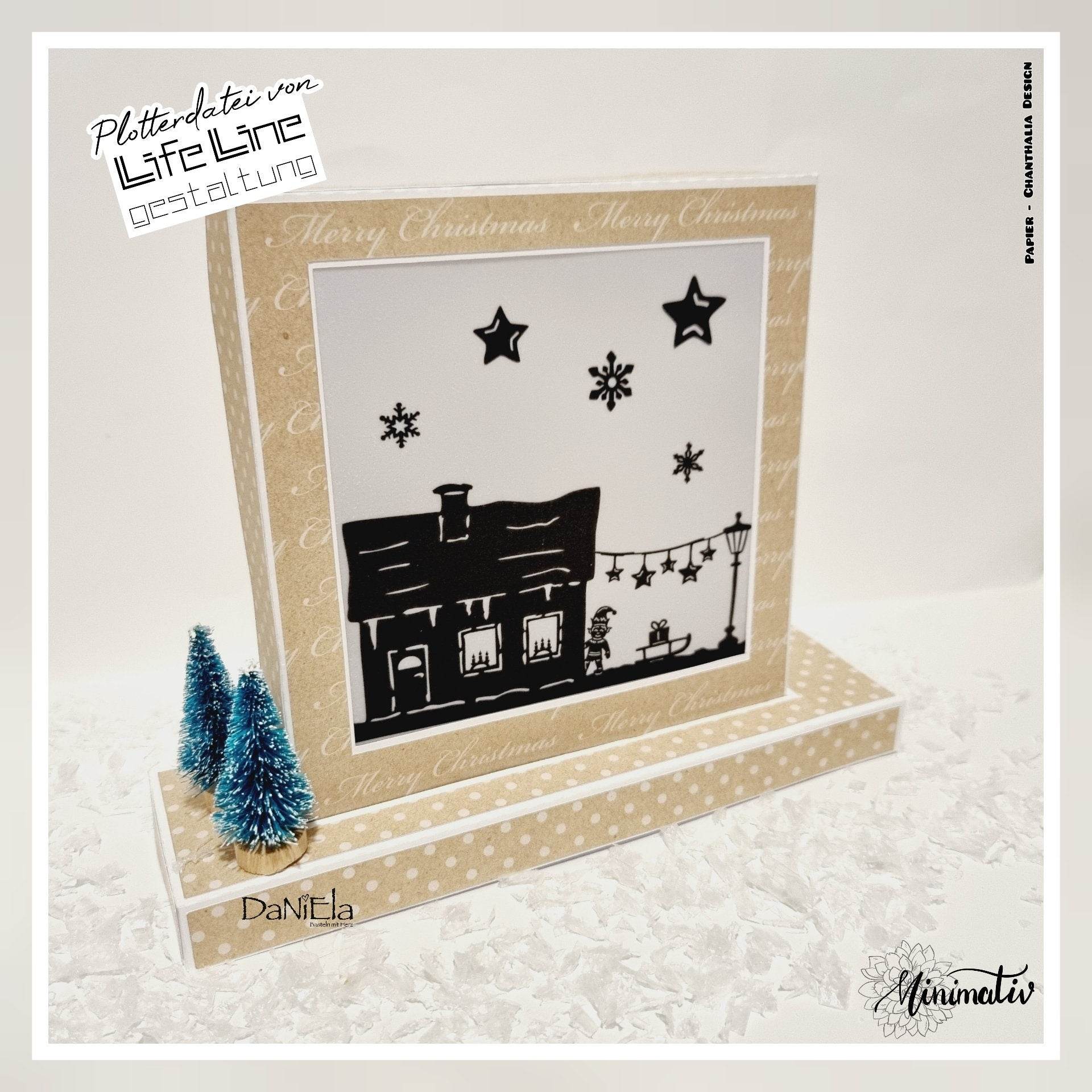 Plotterdatei WINTERWUNDERLAND svg + dxf - Sewando