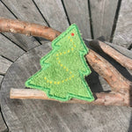 Abschminkpad Tannenbaum Stickdatei ITH 10x10 cm Waschpad zerowaste Weihnachtsbaum Baum Pad Waschlappen - Sewando