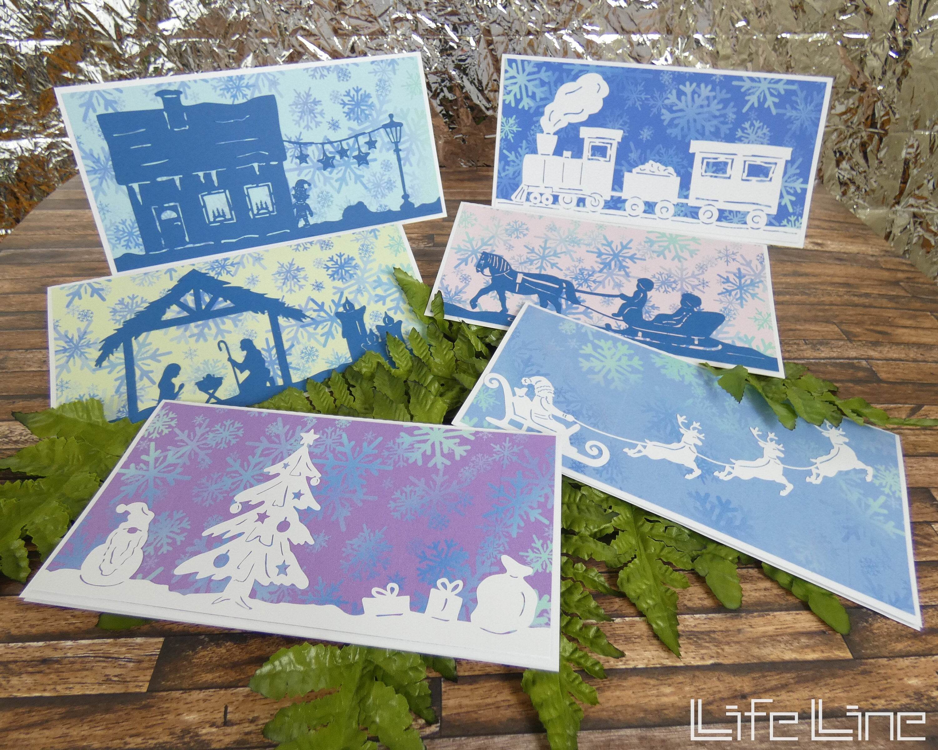 Plotterdatei WINTERWUNDERLAND svg + dxf - Sewando
