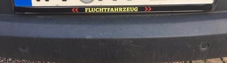 KENNZEICHEN - Verschönerung für den Kennzeichen-Halter, Plotterdatei - Sewando