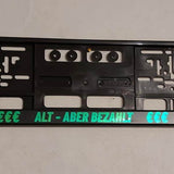 KENNZEICHEN - Verschönerung für den Kennzeichen-Halter, Plotterdatei - Sewando