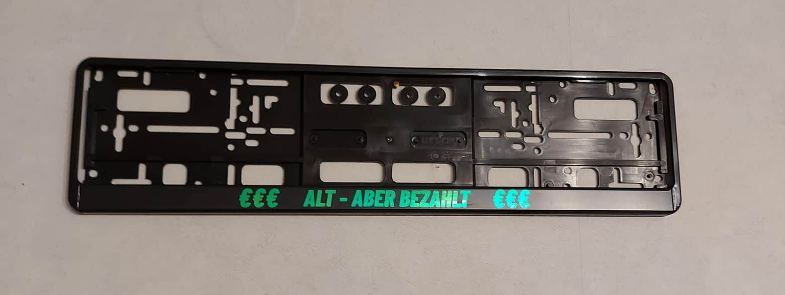 KENNZEICHEN - Verschönerung für den Kennzeichen-Halter, Plotterdatei - Sewando