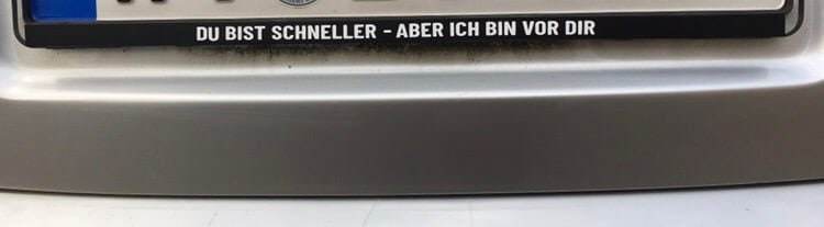 KENNZEICHEN - Verschönerung für den Kennzeichen-Halter, Plotterdatei - Sewando