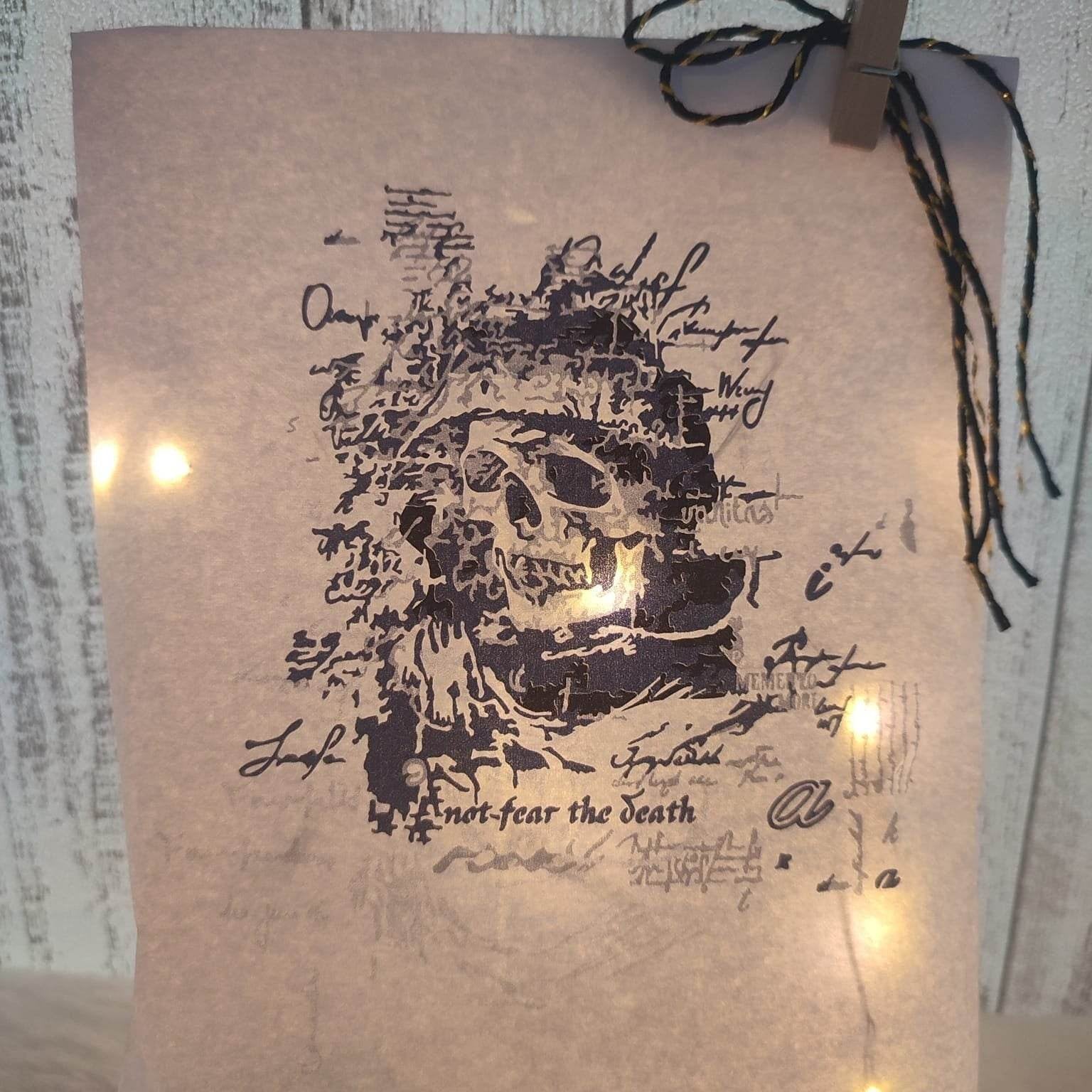 TraumSkull - TraumTotenkopf - TotenkopfTraum Plotter und Laser-Datei als SVG und DXF - Sewando