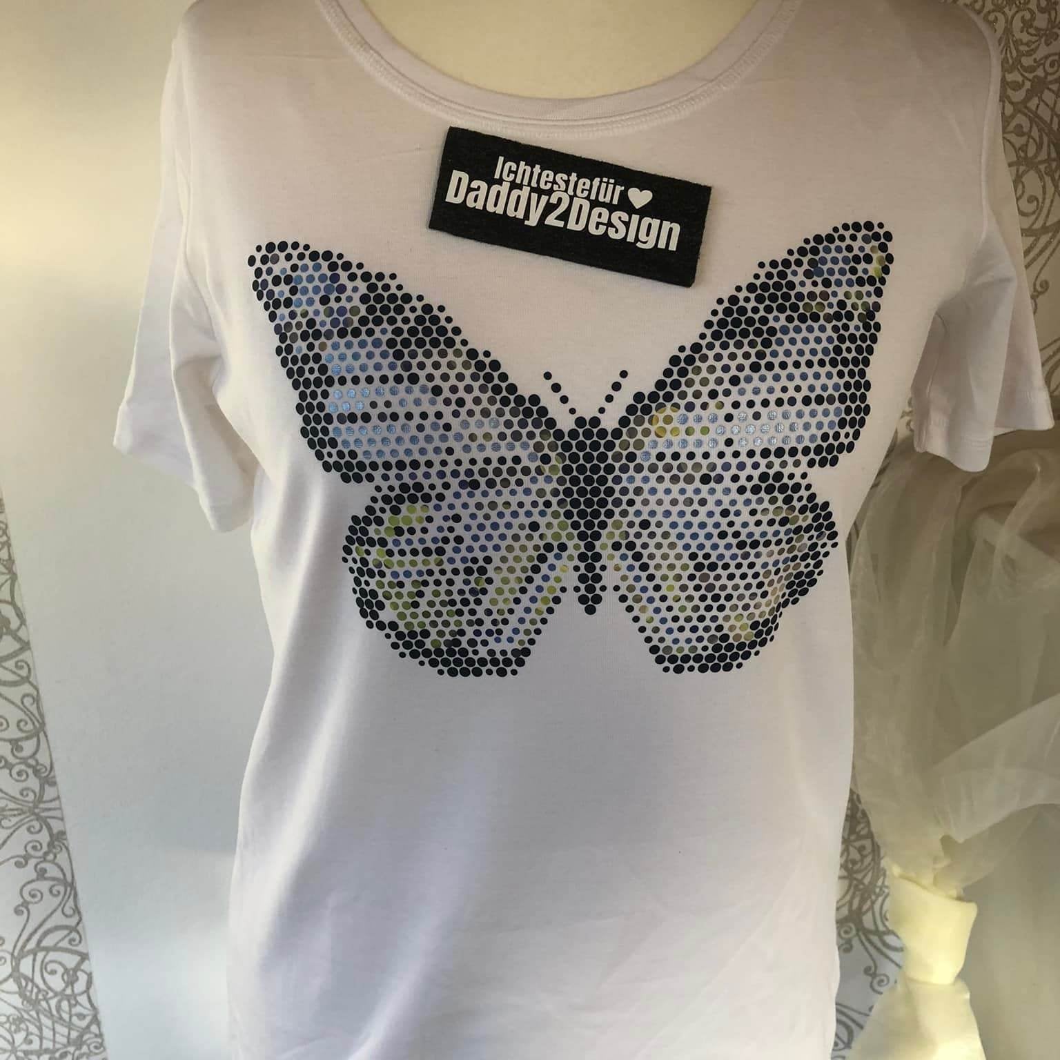 Plotterdatei Farbeffekt PunkteTraum Schmetterling SVG und DXF - Sewando