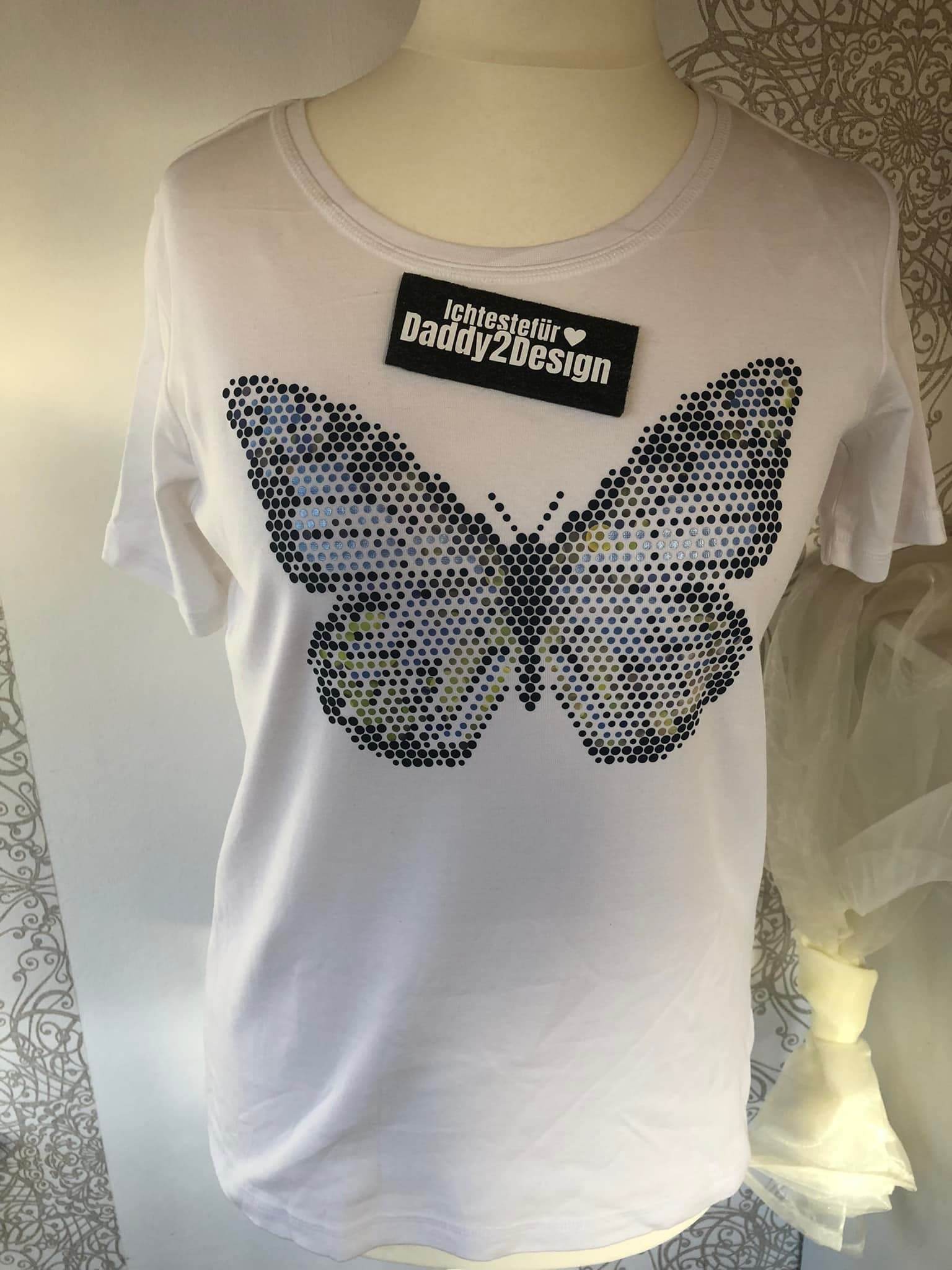 Plotterdatei Farbeffekt PunkteTraum Schmetterling SVG und DXF - Sewando