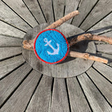 Abschminkpad Anker Stickdatei  ITH 10x10 cm Waschpad Meer Urlaub Kosmetikpad maritim