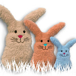 Stickdatei Hase ITH drei Größen, Kuscheltier, Osterhase, Ostern, Dekoration - Sewando