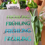 Plotterdatei FRÜHLING hoch 18 SVG und DXF PLOTT - Sewando