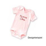 Stickdatei Schrift Baby Ankündigung, Rahmen 10 cm x 10 cm, Papa, Oma, Opa, Tante, Onkel, Spruch, Baby - Sewando