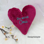 Stickdatei Schrift Baby Ankündigung, Rahmen 10 cm x 10 cm, Papa, Oma, Opa, Tante, Onkel, Spruch, Baby - Sewando