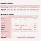 Dirndl mit Herzausschnitt inkl. Dirndlbluse Gr. 32-50 in 2 Cup Größen, Dirndl BELLA, PDF Schnittmuster