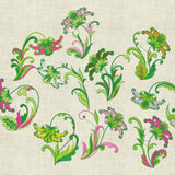Stickdatei Blume Sommerblumen Blumenranke Set 389 - Sewando