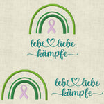 Stickdatei Krebs Regenbogen Set 744 - Sewando