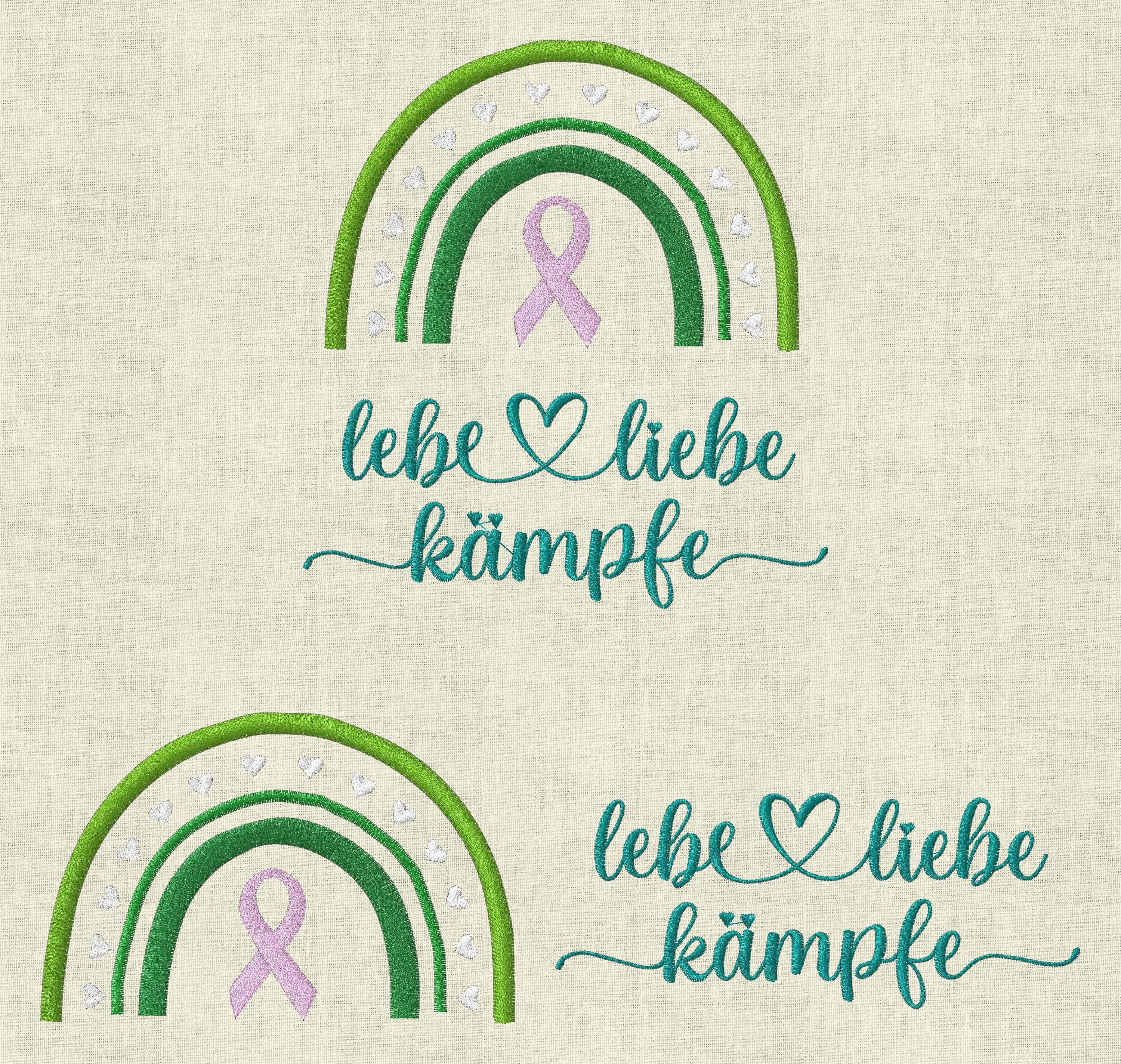 Stickdatei Krebs Regenbogen Set 744 - Sewando