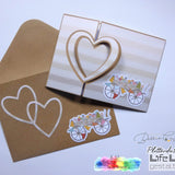 Plotterdatei KARTE MIT HERZ svg + dxf - Sewando